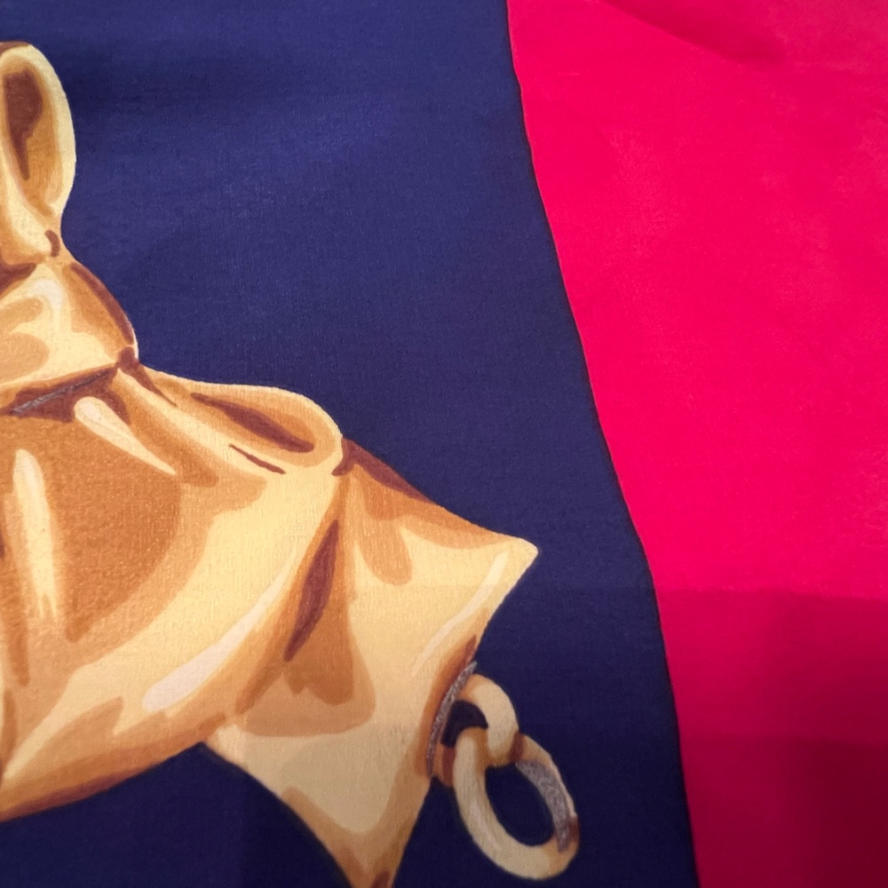 Chanel Vintage Silk Charm Scarf - Picture 8 of 8